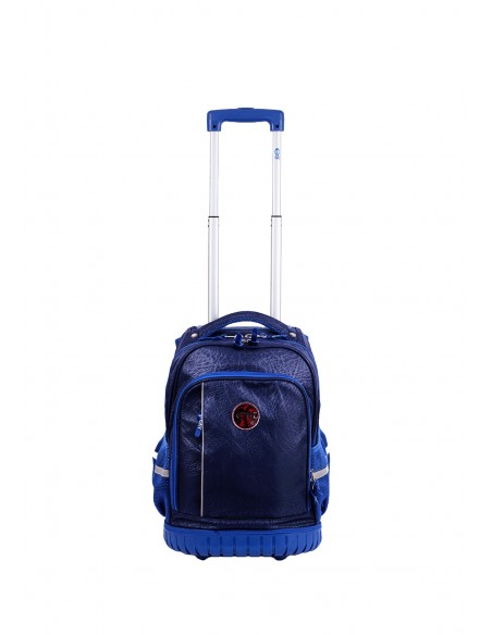 Mochila Elf Carro Texturada Azul 2 Divisiones 6453b