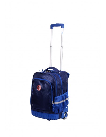 Mochila Elf Carro Texturada Azul 2 Divisiones 6453b