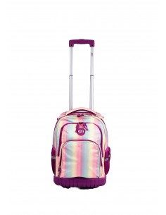 Mochila Elf Carro Glitter Arcoiris 6452a