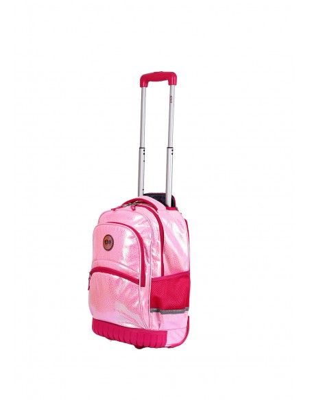 Mochila Elf Carro Rosa Metalizada 6448a