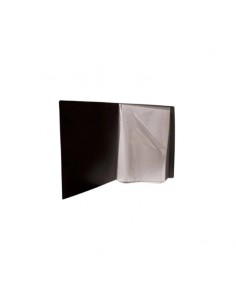Carpeta Luma Con Folios A4 Tapa Negra X 60 Folios
