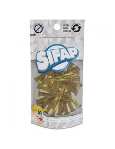 Broches Dorados Sifap 12 X 100 Unidades (45 Mm) Doy Pack