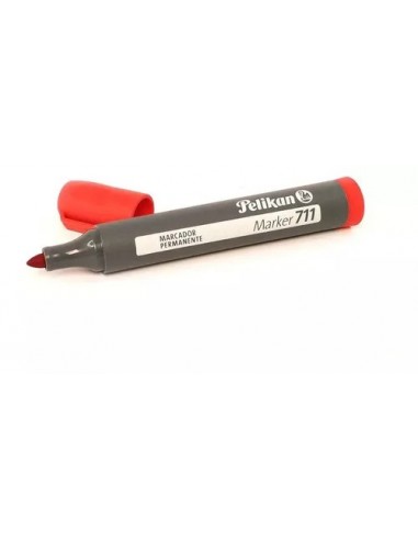 Marcador Pelikan Permanente Marker 711 Rojo