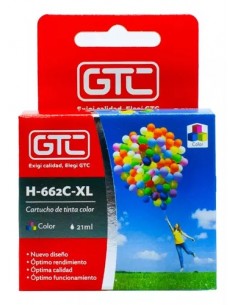 Cartucho Tinta Gtc P/hp 662 Color