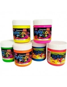 Tempera Playcolor Pote 250 Gr Magenta