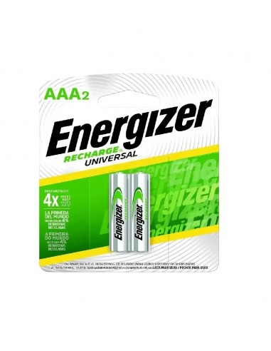 Pila Recargable Energizer Aaa Nh X 2 Unid