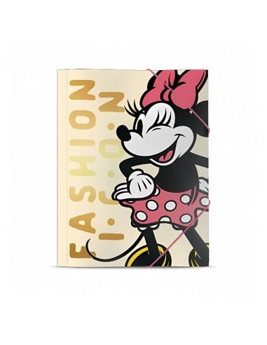 Carpeta Mooving Minnie Mouse Oficio 3 Solapas...