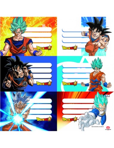 Etiqueta Mooving 1301218 Dragon Ball
