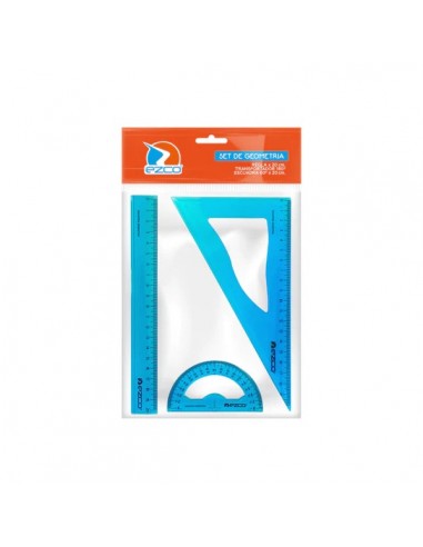 Set De Geometria Ezco Azul
