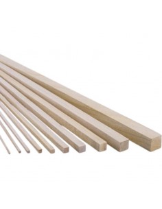 Aero Star Varilla De Pino X Unidad 4mmx4mm