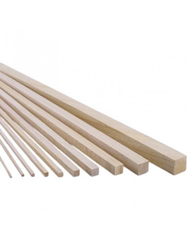 Aero Star Varilla De Pino X Unidad 4mmx4mm