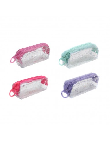 Cartuchera Hermosura Pvc Brillo Zipper 2003-081
