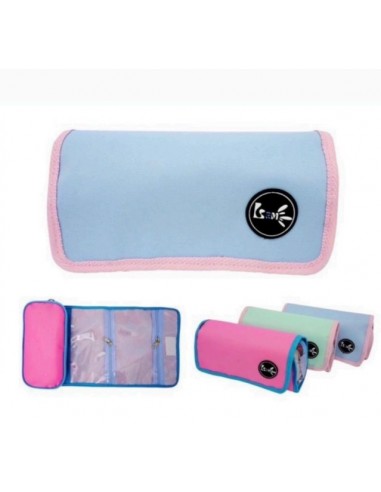 Cartuchera Larimar Triple Pastel