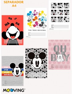 Separadores Mooving A4 Mickey Mouse 1102121