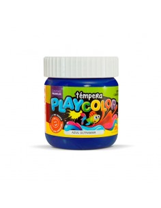 Tempera Playcolor Pote 250 Gr Azul Ultramar