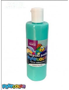 Tempera Playcolor Pote 250 Gr Verde Pastel