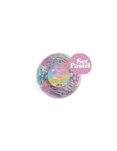 Set Skycolor Pastel Circular Broches