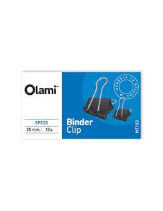 Apretador Binder Clip Olami 25 Mm