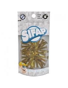 Broches Dorados Sifap 7 X 100 Unidades