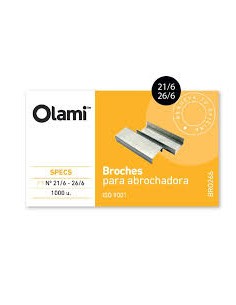 Broches Olami 21/6 - 26/6 X 1000