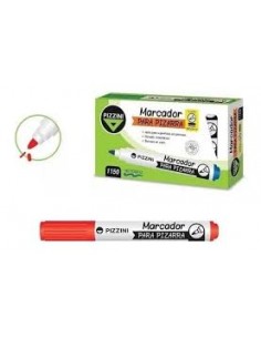 Marcador Pizzini Para Pizarra 1150 Rojo