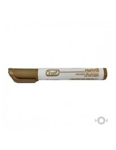 Marcador Trabi Mark All Oro Punta Redonda