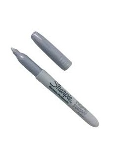 Marcador Sharpie Punta Fina Plateado