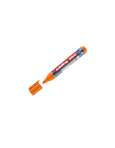 Marcador Edding Para Pizarra 360 Naranja