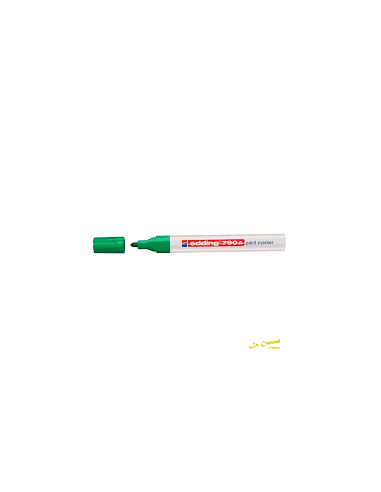 Marcador Edding Paint Verde E790a