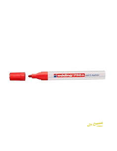 Marcador Edding Paint Rojo E790a