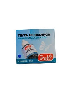 Tinta Al Agua Trabi Gotero 30 Cc Azul