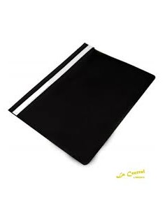 Carpeta Lama Base Opaca Oficio Negro