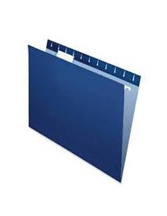 Carpeta Colgante Lama Pvc Oficio Azul