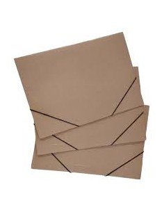 Carpeta Luma Oficio Kraft 3 Solapas Con Elastico 530-700
