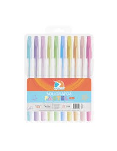 Boligrafo Ezco Mesh Pastel X 10