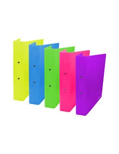 Carpeta Plastica Ezco A4 Colores Surtidos