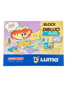 Block De Dibujo Luma Pastel N5