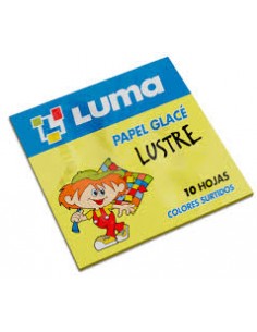 Papel Glase Luma Lustre 10x10 X 10 Hjs