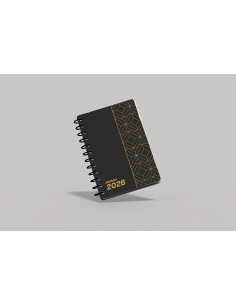 Agenda Masc Libremas 2026 Diaria Negro - Oro