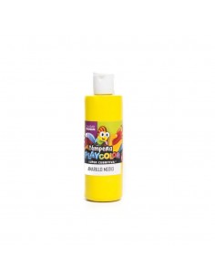 Tempera Playcolor Pote 250 Gr Amarillo Limon