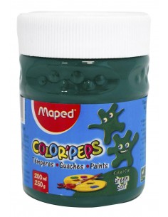 Tempera Maped Pote 250 Gr Verde Golf