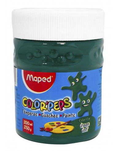 Tempera Maped Pote 250 Gr Verde Golf