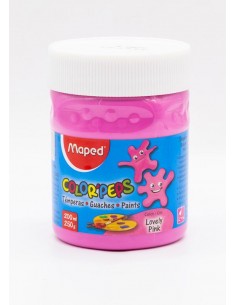 Tempera Maped Pote 250 Gr Rosa Amoroso