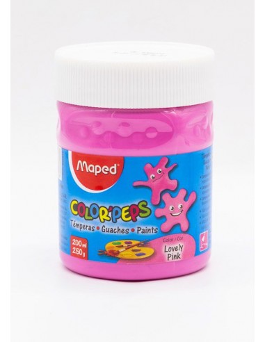 Tempera Maped Pote 250 Gr Rosa Amoroso