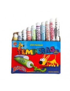 Tempera Señorita Pomo Amarillo 8 Cc  X Unidad