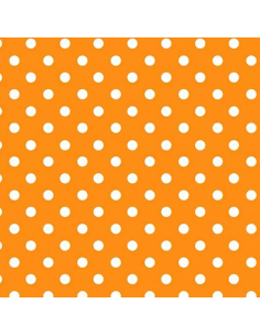Papel Para Forrar Lunares Naranja