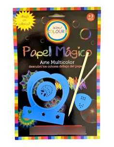 Papel Magico Hojas Grandes C/espirografo 12521