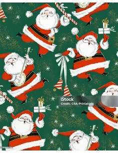 Papel De Regalo Navidad Papa Noel Cool As810688