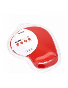 Mousepad Netmak Rojo Con Gel Nm-pgel