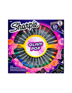 Marcador Sharpie Ruleta X 30 Glam Pop